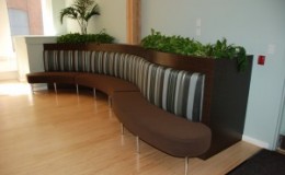 Merck Frost Curved Bench