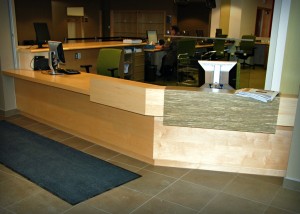 Innisfil Town Hall Reception Desk