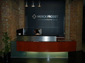 Merck Frosst Reception Desk