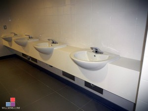 Corian Washroom Vanity