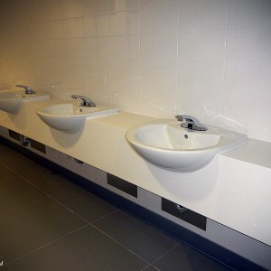 Corian Washroom Vanity